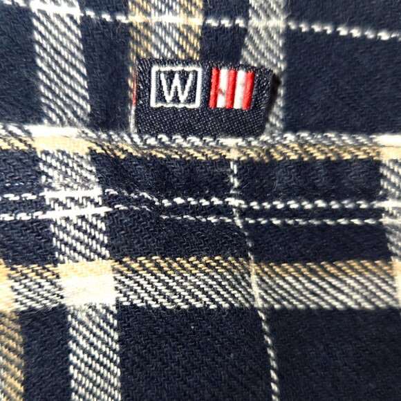 Timber Creek by WranglerPlaid Flannel Shirt Mens Blue & Gray Size XL Long Sleeve - Picture 7 of 11